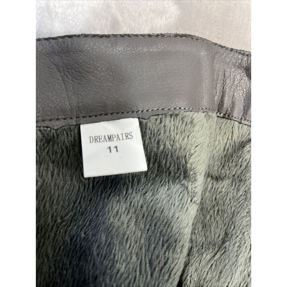 DREAM PAIRS Womens 11 Zipper Atlanta W Low Heel Buckle Riding Knee High Boot - Picture 13 of 16